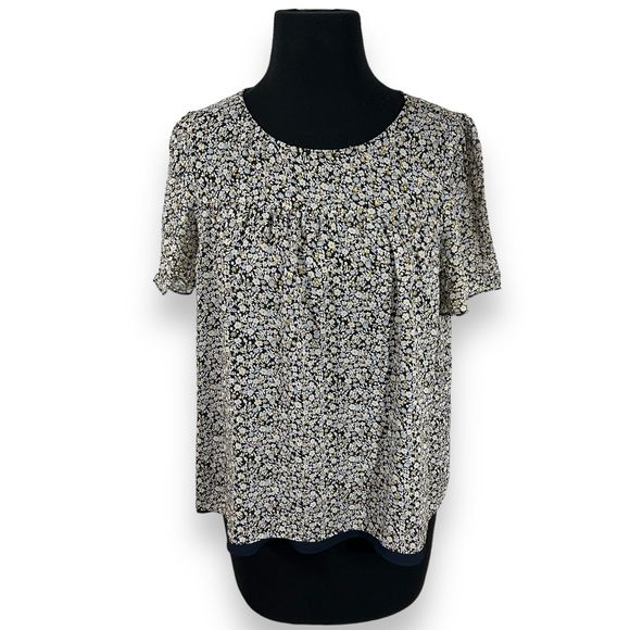 J Crew Silk Blend Floral Blouse Womens 6 - Picture 1 of 9